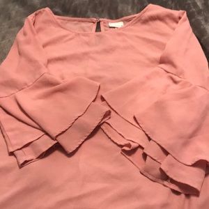 Blouse blush pink